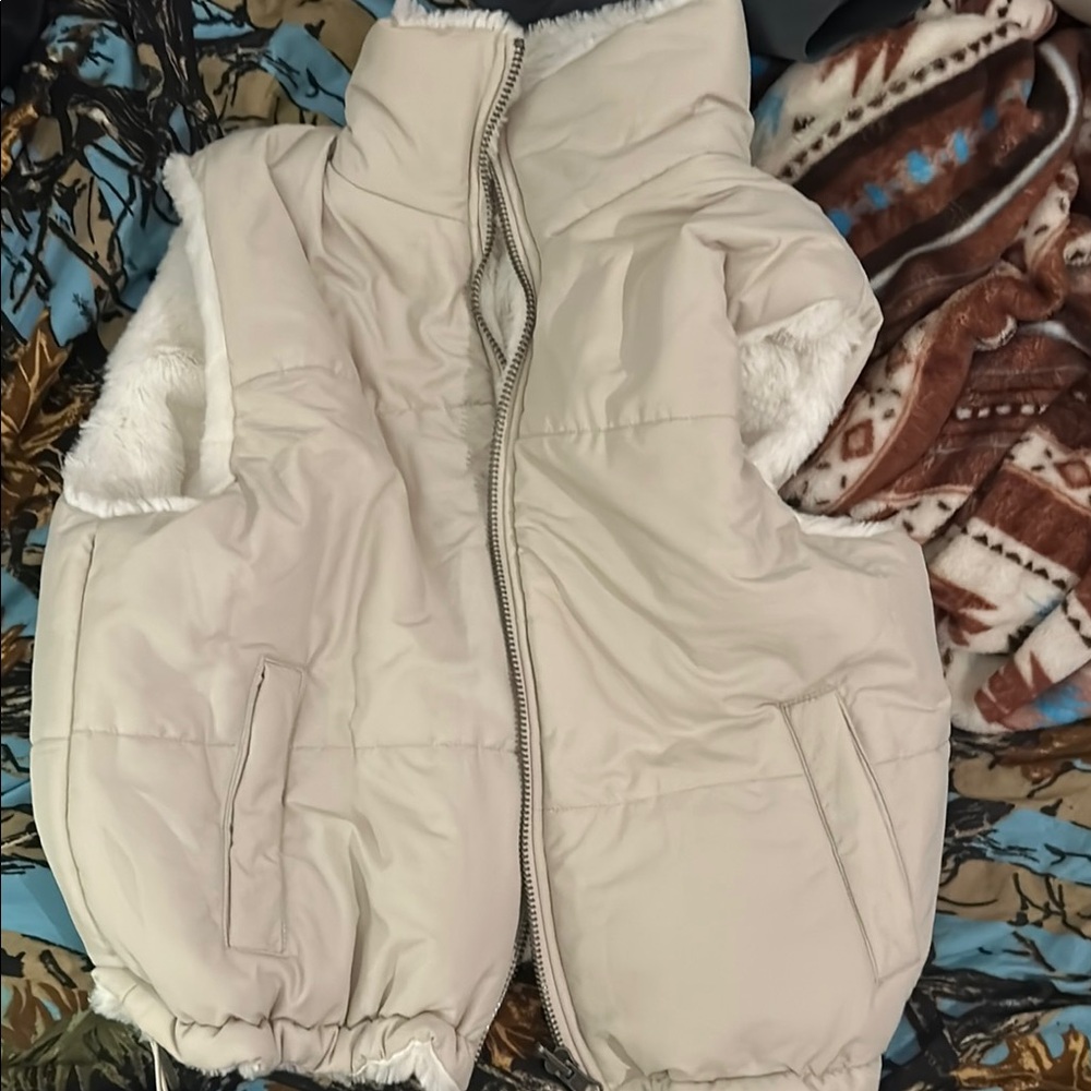 Cozy Cream Puffer Vest
